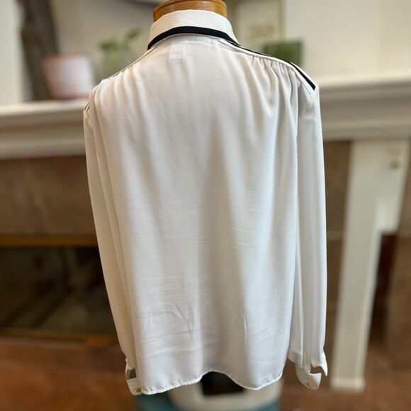 Albert de Cilhac Paris Vintage Blouse – Chanel-Inspired Parisian Chic - Picture 5 of 8